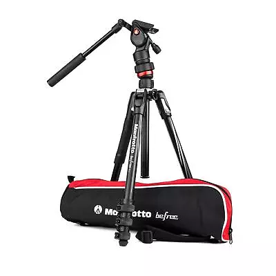 Manfrotto Befree Live Fluid QPL Video Camera Tripod Video Tripod Camera Rod • $240.81