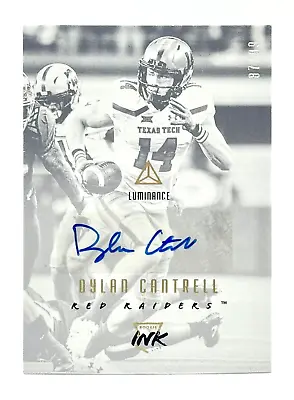 2018 Panini Luminance Ink Gold Dylan Cantrell RC Auto /99 Los Angeles Chargers • $4.50