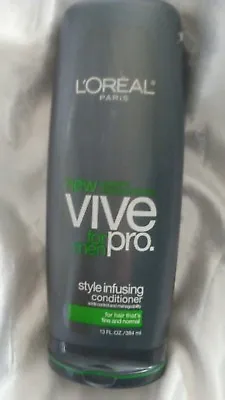 Loreal Vive Pro For Men Style Infusing Conditioner 13.0 Fl Oz Fine/normal Hair • $39.99