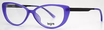 LEGRE LE225 C14 Purple Womens Cat Eye Full Rim Eyeglasses 53-15-140 B:35 • $74.99