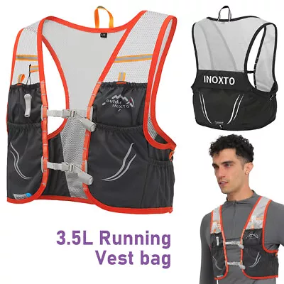 Lightweight Running Backpack Hydration Vest Fit For Bicycle Marathon Hiking Vest • £18.55