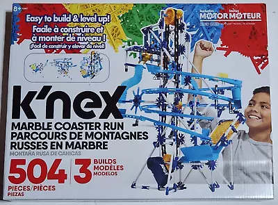 K'NEX Marble Coaster Run With Motor Set 504 Piece In Stock Ready To Ship KNEX • $87.95