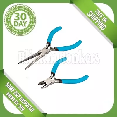 £3.89 • Buy Mini Small Precision Side Cutter & Long Nose Pliers Jewellery Wire Work Craft Uk