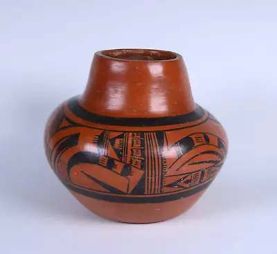 $6285 • Buy Hopi Black On Red Jar By Nampeyo Of Hano - Ca 1920