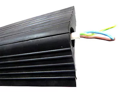 Rubber Cable Wire Lead Protector Bumper Safety Floor Mat • £11.99