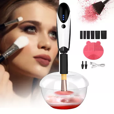 Electric Beauty Cosmetic Brush Makeup Brushes Cleaner Remover Washing Tools • $24.95