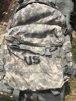 US Military MOLLE II ASSAULT PACK ACU PACK NO Stiffener GC • $24.95