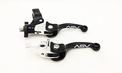 ASV F3 Front Brake Clutch Perch Levers Pair Shorty Black Yamaha YFZ 450R 450X • $149.95