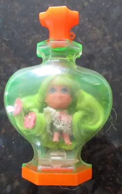 Vintage Liddle Kiddles Kologne Apple Blossom Doll & Bottle Case NICE FULL HAIR! • $23.99