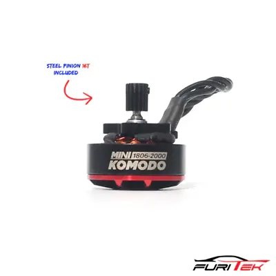 Furitek Mini Komodo Brushless Motor With 16t Steel Pinion • $35.99