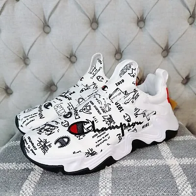 Champion Hyper Apex Doodle Shoes Sneaker CP102191M SIZE 9 • $44.99