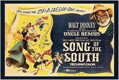 $24.99 • Buy Song Of The South - Disney Movie Poster Vintage - US Version #1