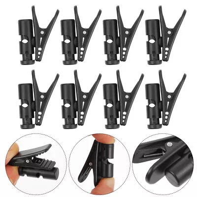  8 Pcs Headphone Cable Clip Abs Portable Microphone Ear Buds With Wired Earphone • £10.55