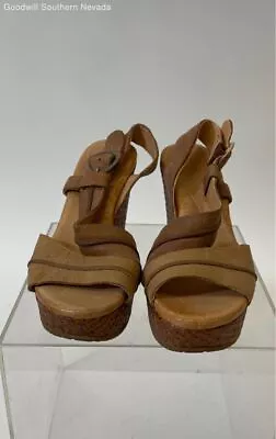 Naya Women's Brown Wedge Sandals - Size 8M • $12.99