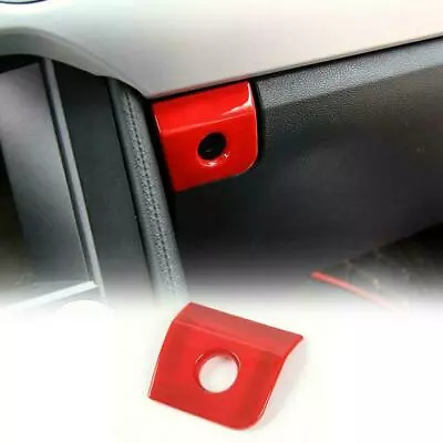 For 2015-2021 Ford Mustang ABS Red Co-pilot Storage Box Switch Frame Cover Trim • $18.99