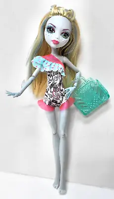 MONSTER HIGH LAGOONA BLUE DOLL  Swim Class  W/SWIMSUIT + BEACH TOTE BAG • $15.99