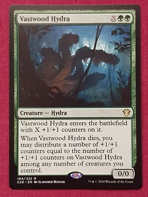 Magic The Gathering COMMANDER 2020 C20 VASTWOOD HYDRA Green Card MTG • $3.88