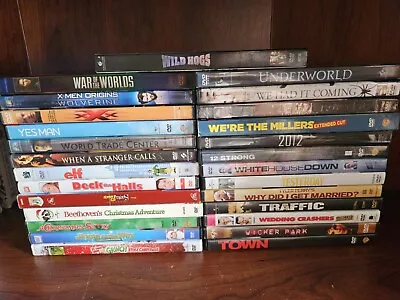 DVD Lot Of 35 Drama Music Christmas Comedy Mix 3 Blu Ray 6 Unopened • $9.99