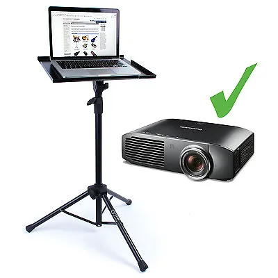 'Nordell' Portable/Adjustable Tripod Stand/Table For Projector/Laptop DJ/Karaoke • £25.95