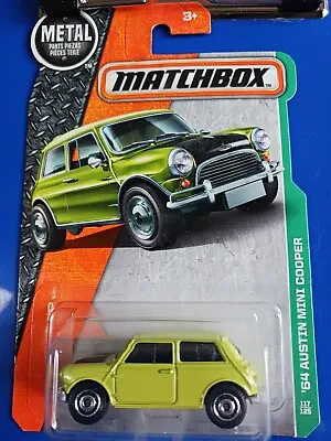 ['64 Austin Mini Cooper 2016 Matchbox 117/125 DVL18. Rare Discontinued Item. • $6.49