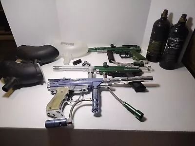 3 Paintball Gun Lot Spyder Aggressor XT Spyder Victor 2 & JT Exce Untested • $25