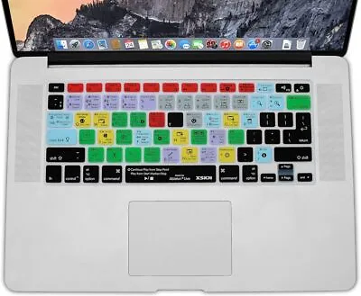 Functional Shortcut Silicone Keyboard Skin Cover For MacBook Air 1 Ableton Live • $42.92