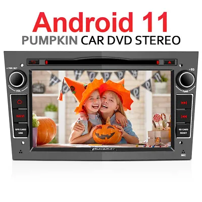 Pumpkin Android 11 Car Stereo DVD CD Player GPS DAB For Vauxhall Astra H Corsa D • £269.50