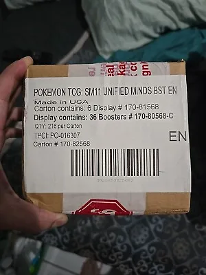 Pokemon Unified Minds SM11 Booster Box Case! Sealed! • $5000