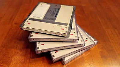 Vintage Lot (5x) 1.3GB Rewritable MO Magneto Optical Hard Disk Cartridges Tested • $24.95