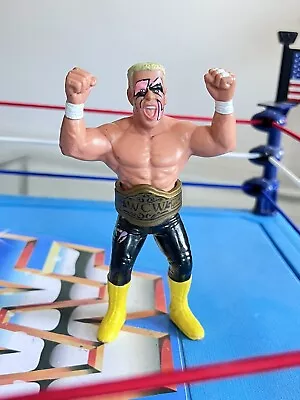 £0.99 • Buy UK EXCLUSIVE STING Galoob Figure With Original WCW Title Not WWF Hasbro
