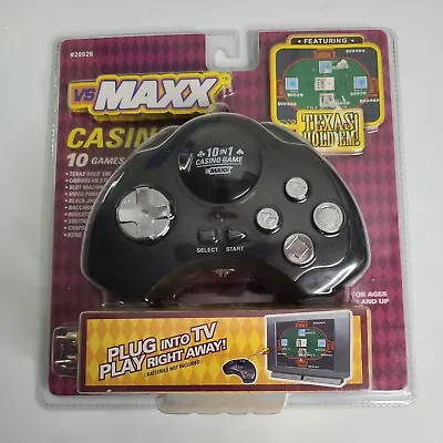 VS Maxx 10 Casino Games All In 1 Video Game Plug And Play Slots Poker Roulette  • $11.99