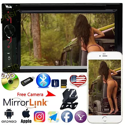 $118.86 • Buy Estereo De Pantalla Para Coche Carro CD DVD MP3 MirrorLink Para Ios De Android
