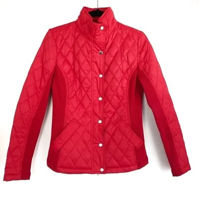 Merona Women’s Quilted Red Jacket Size M • $35