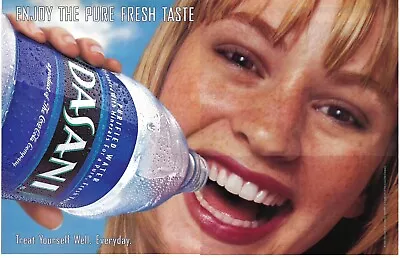 2002 Dasani Water By Coca-Cola Pure Fresh Taste Vintage Magazine Print Ad/Poster • $11.90