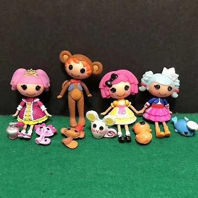 4 Mini Lalaloopsy Marina Anchors Crumbs Sugar Cookie Ace Fender Bender Dolls • $18.99