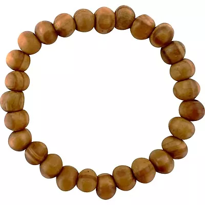 Beaded Wood Bracelet Wristband Mens Womens Girls Boys Wooden Handmade Jewellery • £3.99