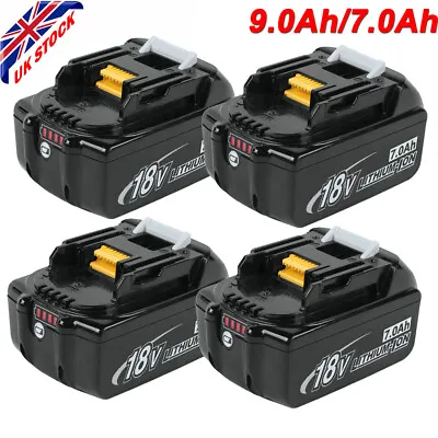 18V 9.0/7.0AH Battery For Makita Li-Ion BL1850 BL1860 BL1840 BL1830 Cordless UK • £17.89