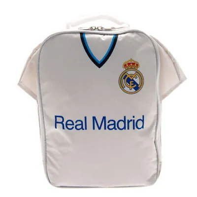 £8.99 • Buy Real Madrid Football Club Kit Lunch School Meal Lunch Box Kit Boys Sports Bag