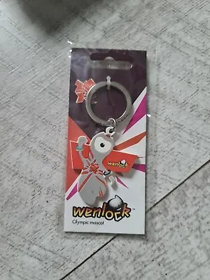 London Olympics 2012 Wenlock Metal Olympic Mascot Key Ring • £5.50