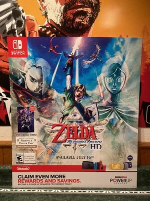 $28 • Buy Legend Of Zelda Skyward Sword Poster Video Game Poster GameStop Nintendo Switch