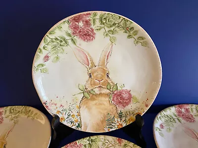 Southern Living Stoneware Salad Plate Rabbit Set Of 6 New • $69.99