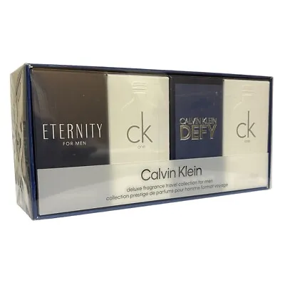 Calvin Klein Miniset 3x 10ml CK One + Eternity & 1x 5ml Defy For Men • £65.99