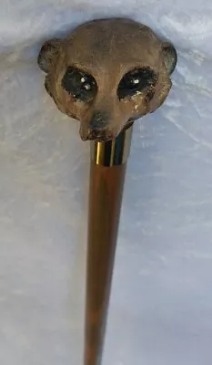 Meerkat Head Walking Stick • £29.99