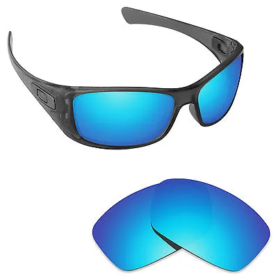 Hawkry Polarized Replacement Lenses For-Oakley Hijinx Sunglass Ice Blue Mirror • £9.98