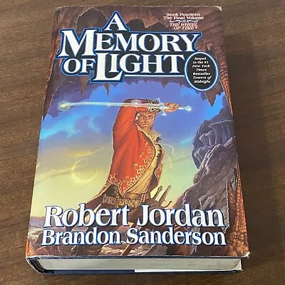 A Memory Of Light 1st Edition/1st Print Auto Signed HC Book - Robert Jordan • $49.99