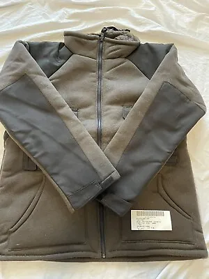 Military Bear Suit Fleece Jacket Cold Weather ECWCS Brown Hunting USGI LARGE • $39