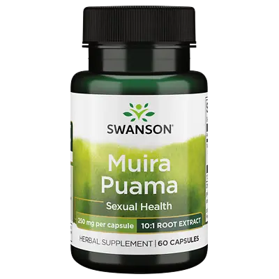 Swanson Muira Puama (10:1) 250 Mg 60 Capsules • $9.22