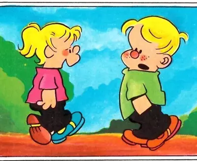 $18.99 • Buy 1971 HI AND LOIS DOT & DITTO Trading Card 7 X 5 Cm (2.75  X 2 ) Vintage Spain