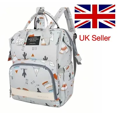 Large Nappy Baby Pram Multifunctional Hospital Bag Backpack For Mum And Dad • £32.99
