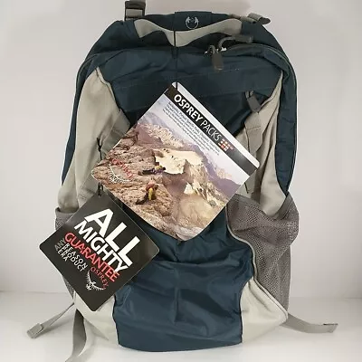 Osprey Halo LE Backwoods Backpack Blue/Stone Hiking Camping All Mighty NWT New • $49.99